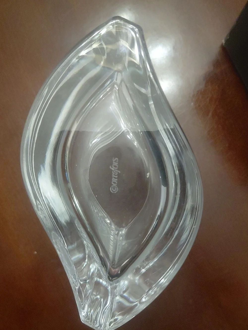Orrefors Wave Clear Vase Large